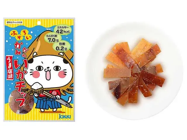 ジョッキ ふぞろいかみかみいかチップうま塩味