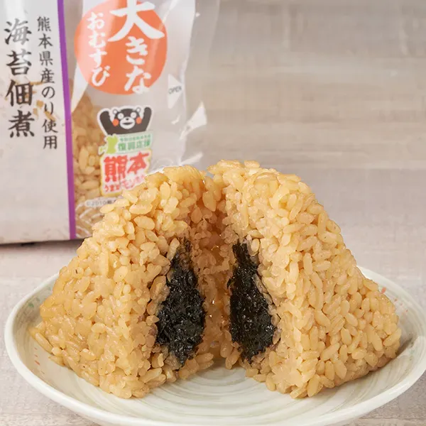 大きなおむすび 海苔佃煮