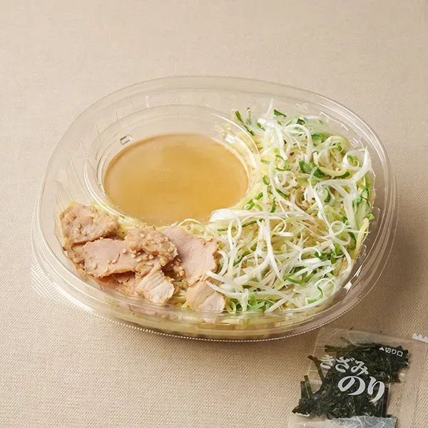 ごま油香る 冷しねぎラーメン