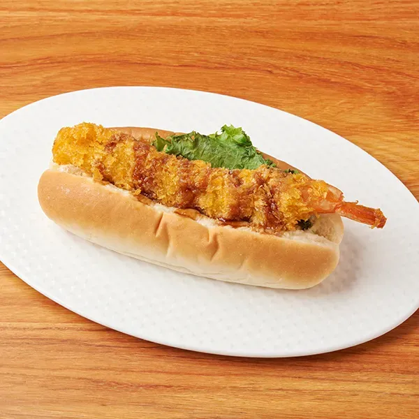 Hot Sandwich – Jumbo Dog (Fried Shrimp)