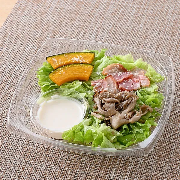 まいたけとベーコンのサラダ