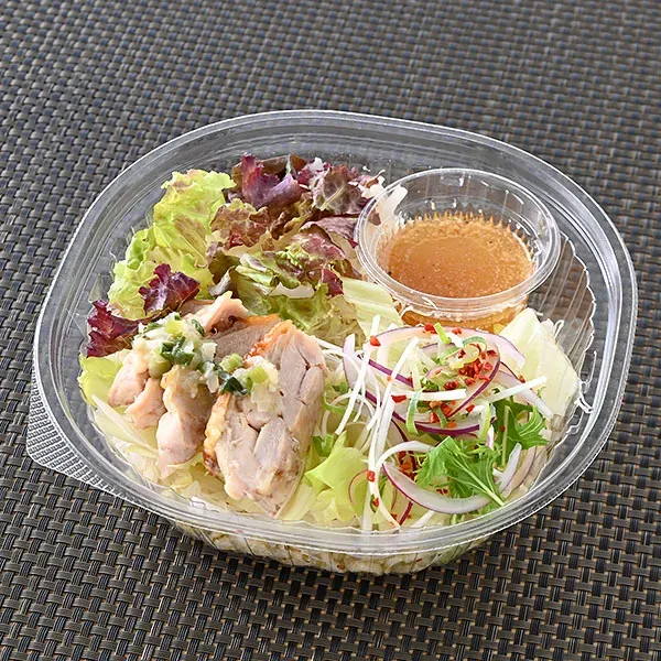 ねぎ塩チキンのパスタサラダ