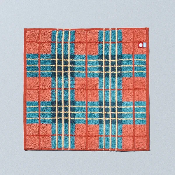 IMABARI TOWEL Handkerchief 2026 Autumn Colors Plaid / Apricot