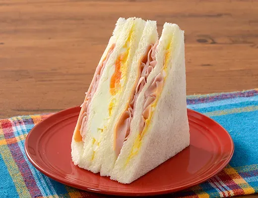 햄 치즈 에그 샌드위치