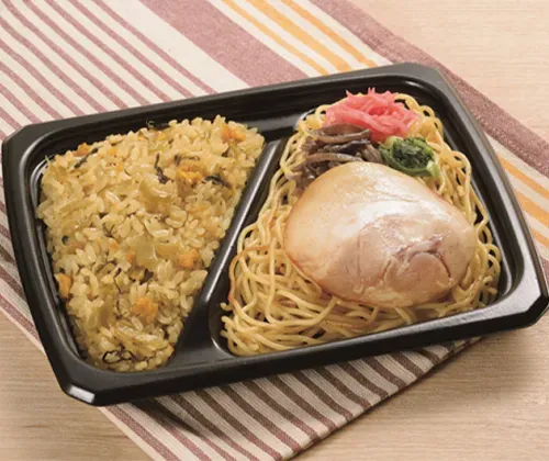 九州産辛子高菜炒飯&焼ラーメン