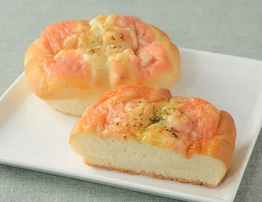 Spicy Pollock Roe, Mochi & Cheese Bread