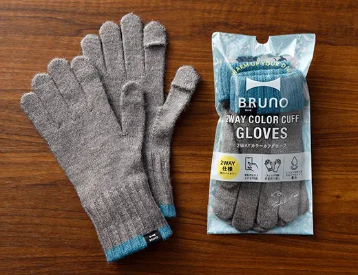 BRUNO 2-Way Color Cuff Gloves