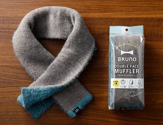 BRUNO Double-Faced Scarf