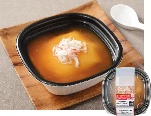 Tenshinhan with Thick Soy Sauce Gravy (Barley Rice)