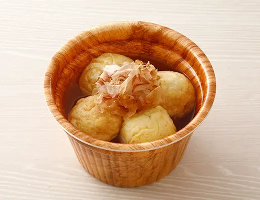 Akashiyaki Served with Dashi Broth