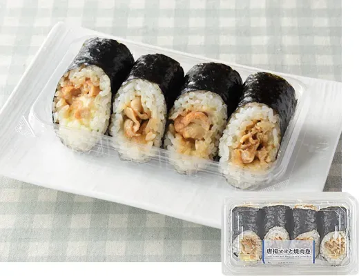 Fried Chicken Mayo & Yakiniku Roll