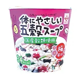 カップ五穀スープ 梅風味