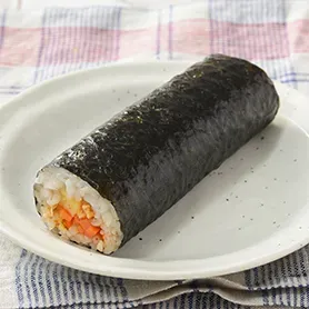 6종 재료 김밥 (찰보리밥)