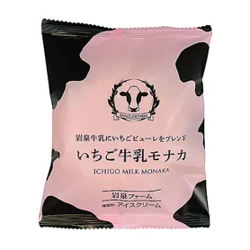 IWAISUMI FARM Strawberry Milk Monaka Ice Cream