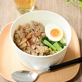치킨 루로우판 (찰보리밥)