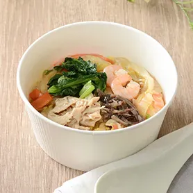 반나절 분량의 채소를 섭취할 수 있는 참기름 풍미 중화덮밥(찰보리밥)