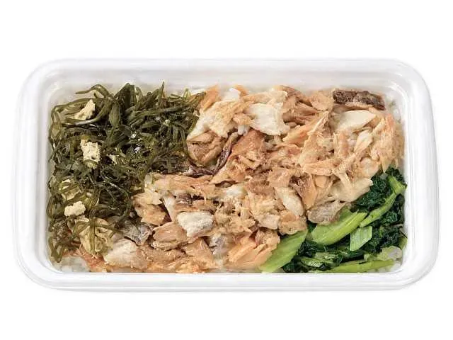 みりん醤油仕立てのあじほぐし御飯(もち麦)
