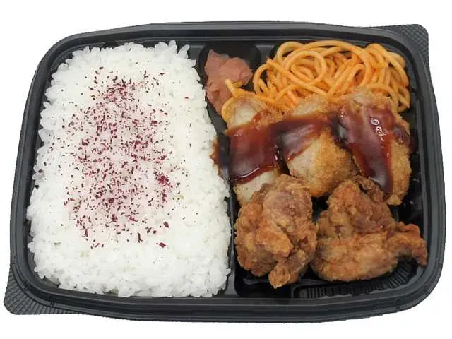 醤油唐揚げ&ヒレカツ弁当