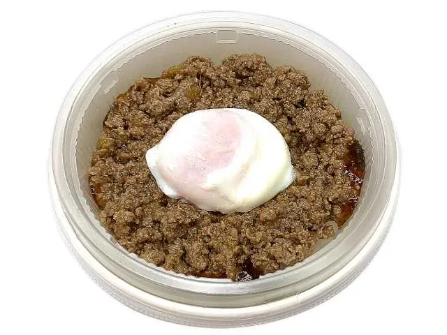 온천달걀 닭고기 소보로 덮밥