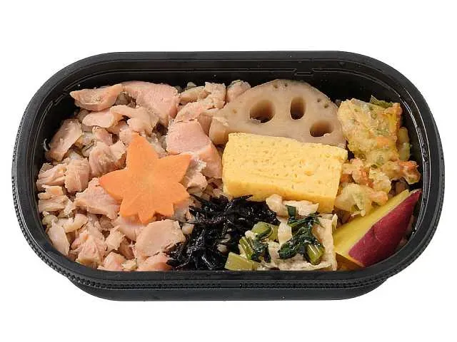 北海道産秋鮭ほぐしのだしごはん(もち麦)