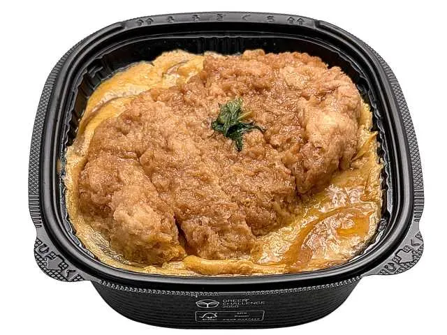 Pork Loin Cutlet Rice Bowl Rich in Soy Sauce Flavor