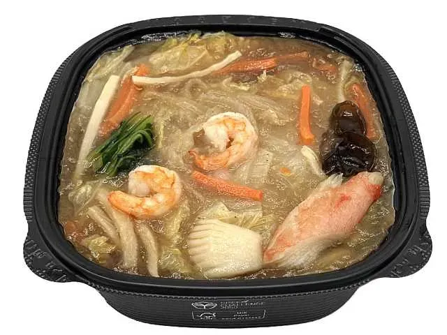 Colorful Vegetable & Seafood Chinese Rice Bowl