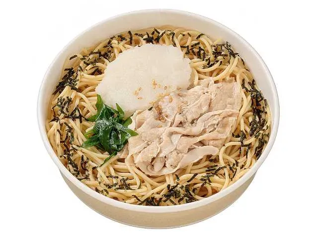 豚しゃぶと大根おろしの和風パスタ
