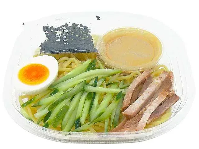 つるもち中太麺 町中華のからしマヨ冷めん