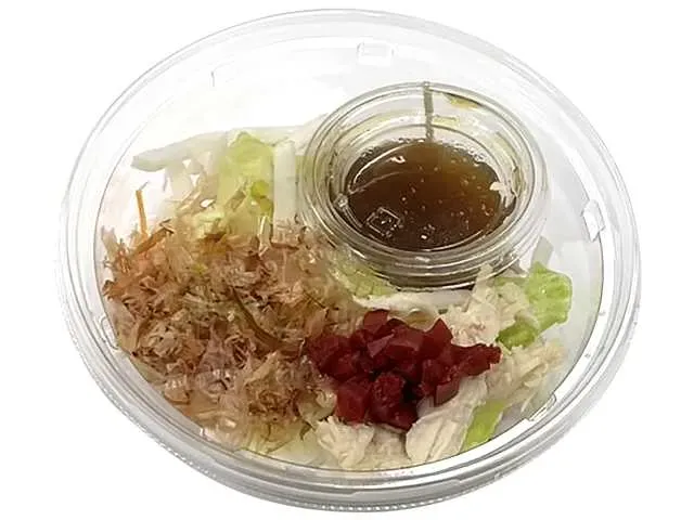紀州南高梅と和風だしのサラダ蕎麦