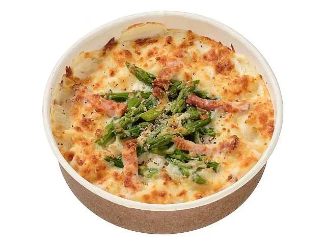 Asparagus and Bacon Gratin