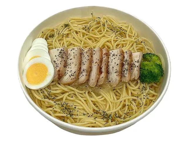 Savory Salt & Garlic Pasta with Shizuoka Herb Chicken