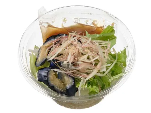 なすとみょうがの和風パスタサラダ