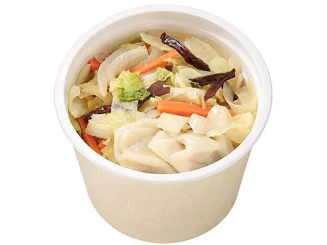 1/3 Daily Servings of Vegetables Chewy Dumpling Chinese Soup