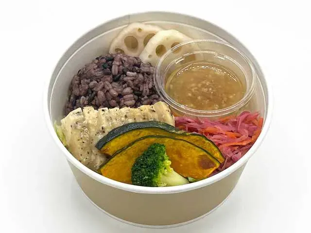 Shio-Koji Chicken, Vegetable, and Multigrain Salad