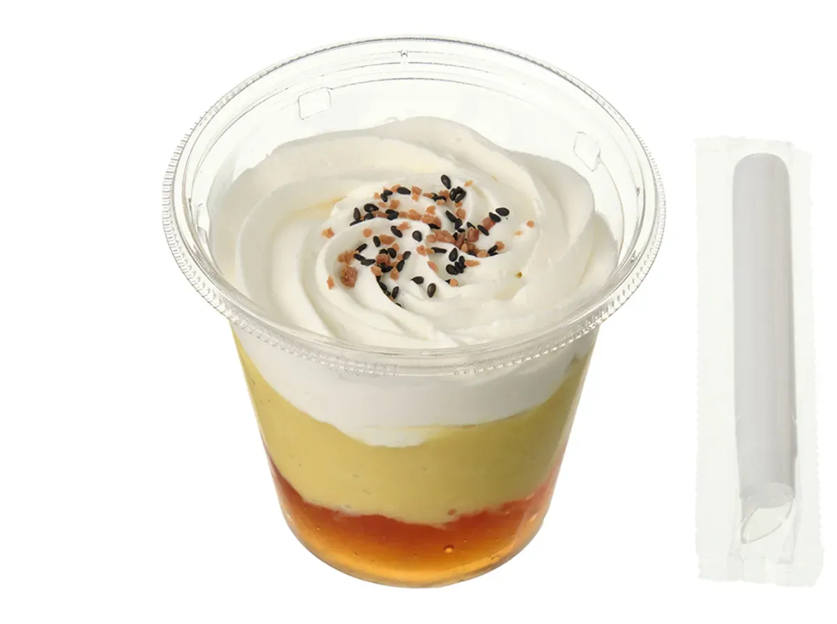 Mix-it-Yourself Dessert Daigaku Imo Style Latte with Warabimochi