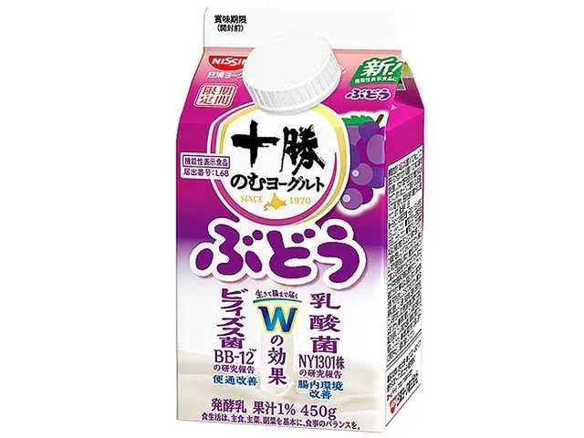 NISSIN YORK Tokachi Drinkable Yogurt Grape 450g
