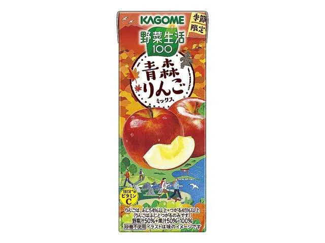 カゴメ 野菜生活100 青森りんごミックス 195ml