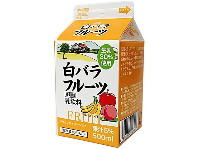 DAISEN DAIRY Shirobara Fruit Milk 500ml