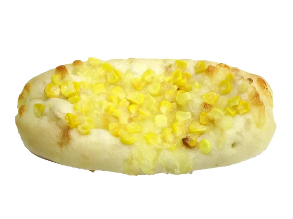 Chewy Bread with Salted Butter & Corn