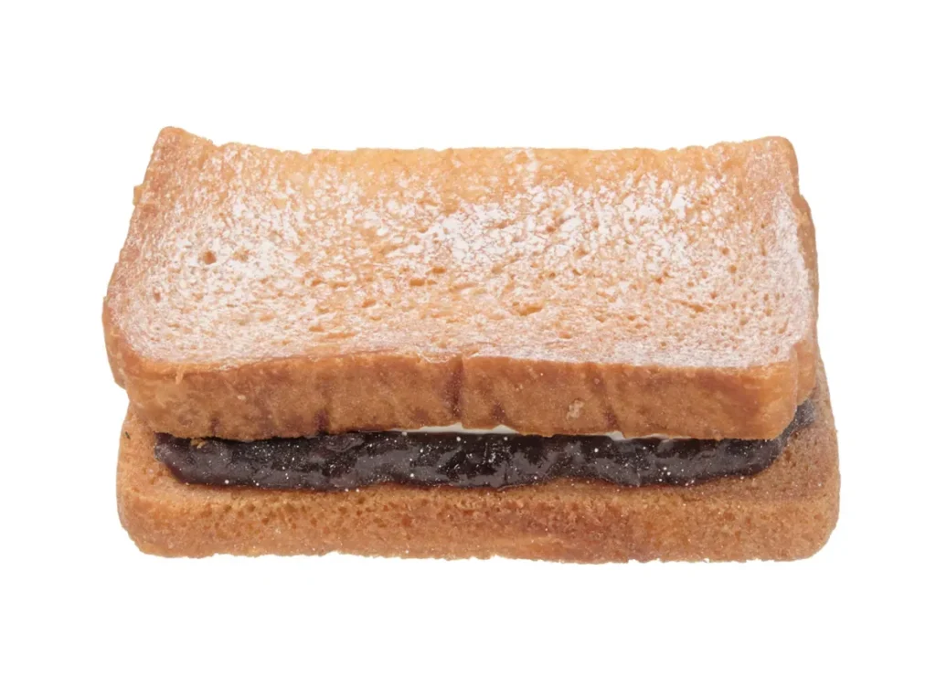 Fried Bread Sandwich Sweet Red Bean Paste & Margarine