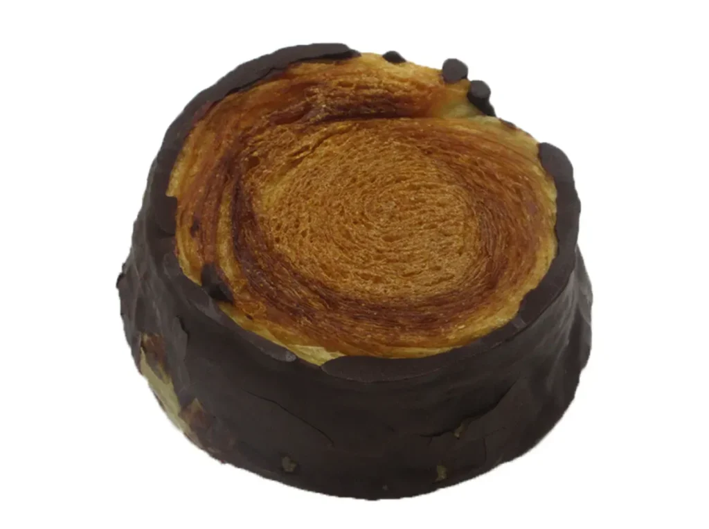 Chocolate Danish Shaped Like Tree Stumps