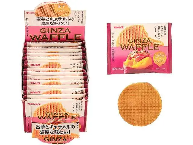 GINBIS Ginza Waffle Anno Sweet Potato & Caramel