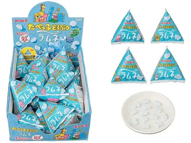 GINBIS Tabekko Doubutsu Ramune Tetra Pack