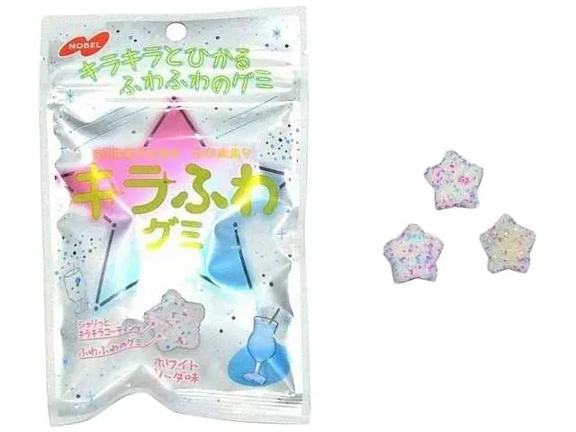 NOBEL Kira Fuwa Gummy White Soda Flavor