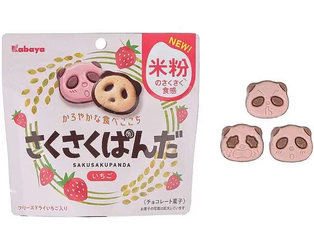 カバヤ さくさくぱんだ いちご