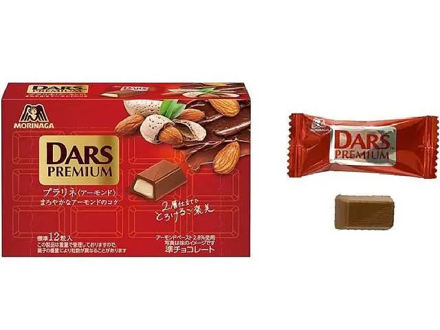MORINAGA DARS Premium Praline Almond