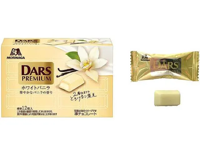 MORINAGA DARS Premium White Vanilla
