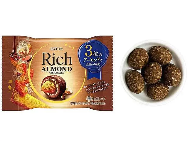 LOTTE Rich Almond Chocolate Popjoy