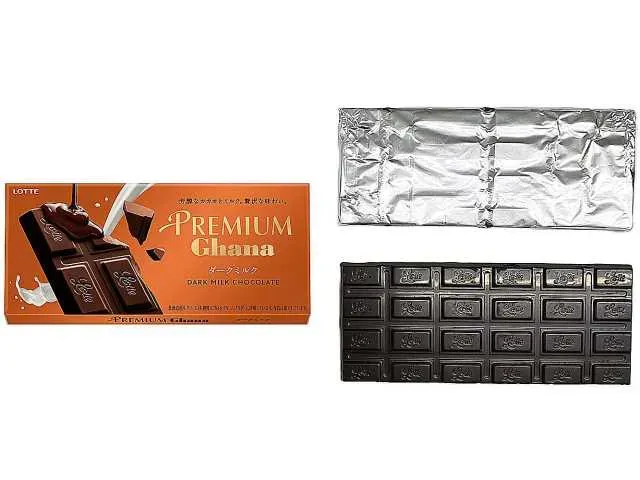 LOTTE Premium Ghana Dark Milk