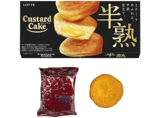 LOTTE 반숙 커스터드 케이크